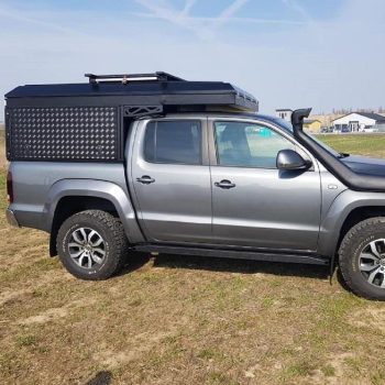 ALU-CAB CANOPY CAMPER VW AMAROK D/CAB AB 2010+ IN SCHWARZ